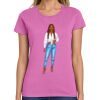 Women's Heavy Cotton 100% Cotton T Shirt Thumbnail