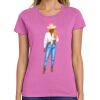 Women's Heavy Cotton 100% Cotton T Shirt Thumbnail